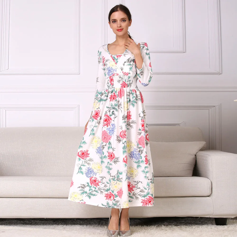 Emotion Moms NEW Floral Cotton Blend Maternity Clothes for Pregnant Women Lactation Dress Long Breastfeeding Dresses Emotion Moms NEW Floral Cotton Blend Maternity Clothes for Pregnant Women Lactation Dress Long Breastfeeding Dresses