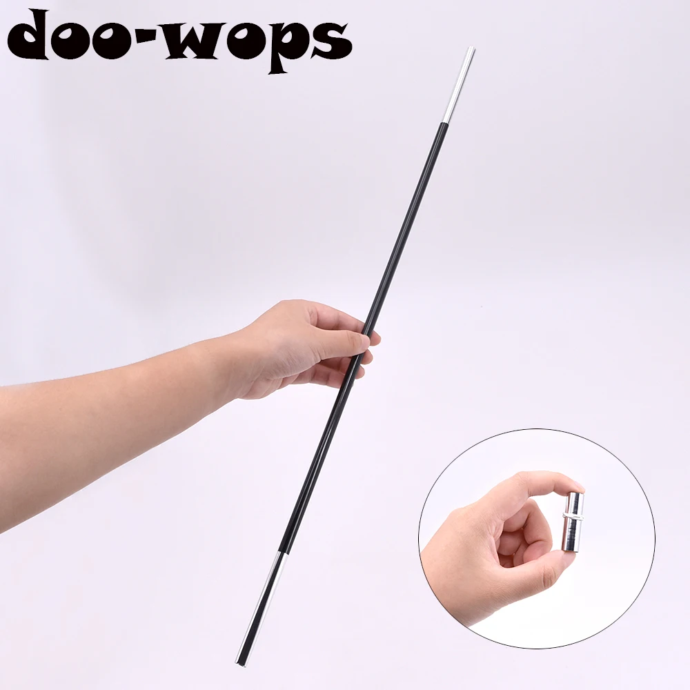 20pcs Appearing Mini Wand Stick (Black,50cm length) Magic Tricks Magic Cane Stage Street Bar Party Accessories Kids Toys Comedy newborn photography props baby knitting magic stick hat scarf 3 peice set fotografia accessories studio shooting photo props