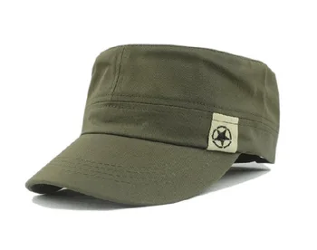 

2020 Fashion Mens Hat Unisex Women Men Flat Roof Military Hat Cadet Patrol Bush Hat Baseball Field Cap Snapback Casual Caps #L5