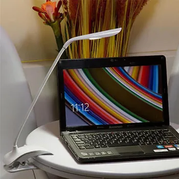 

Desk USB Reading Light Lamp Daylight White 3-Brightness LED Flexible Beside Bed Table Lamp With Touch Button car light