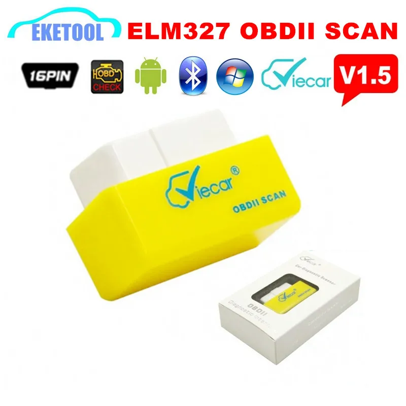 Prix pour En gros 10 pcs/Lot OBD2 Diagnostic Scanner ELM327 V1.5 Travaux sur Android/Windows Low Power Current Firmware V1.5 Viecar ELM 327 Prix pour En gros 10 pcs/Lot OBD2 Diagnostic Scanner ELM327 V1.5 Travaux sur Android/Windows Low Power Current Firmware V1.5 Viecar ELM 327