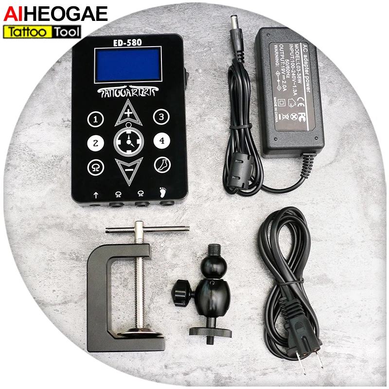 Digital LCD Tattoo Power Supply for Machine Kits New Arrive Professional TPS209 | Красота и здоровье