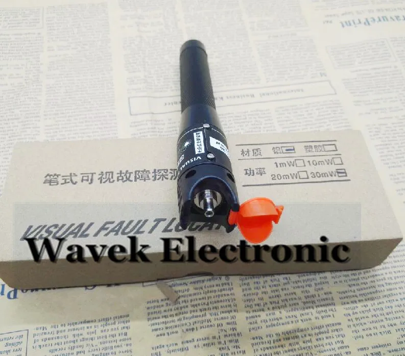 Cena Darmowa wysyłka 30MW lokalizator uszkodzeń wizualnych światłowód usterka wizualna Finder 30mw tester kabli światłowodowych VFL Laser 650nm 30KM