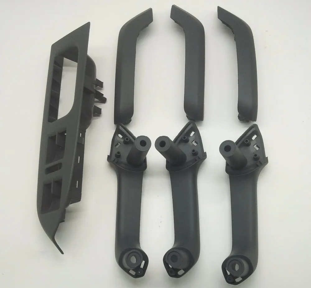 

SKTOO 7pcs for vw Touran Dark gray door handle inside door handle armrest cover lifter switch box
