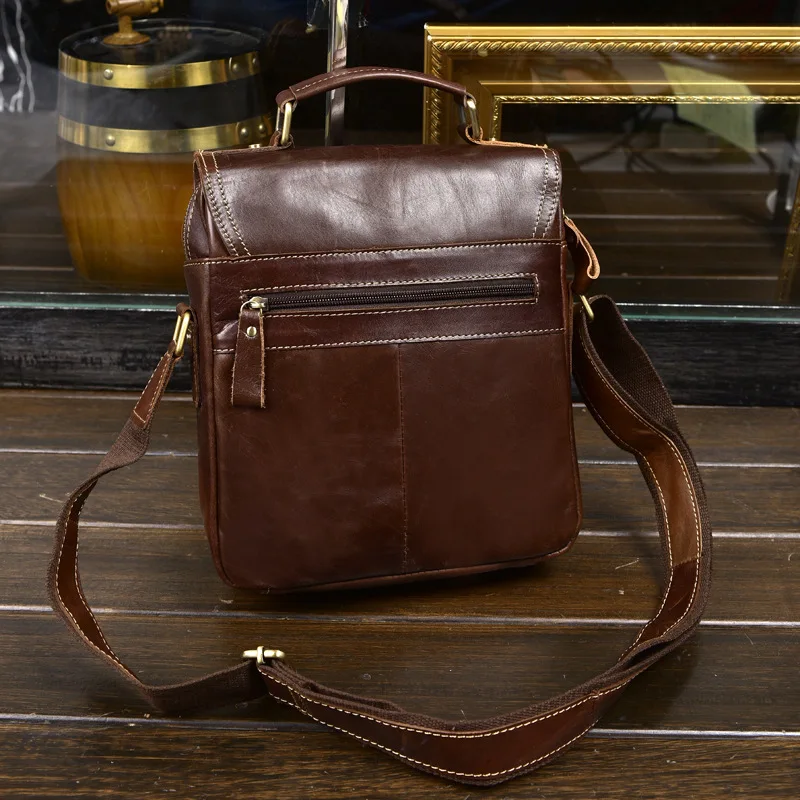Мужской деловой портфель, мужская сумка-тоут из натуральной кожи, вертикальная сумка на плечо, мужская сумка-мессенджер из воловьей кожи, сумка через плечо