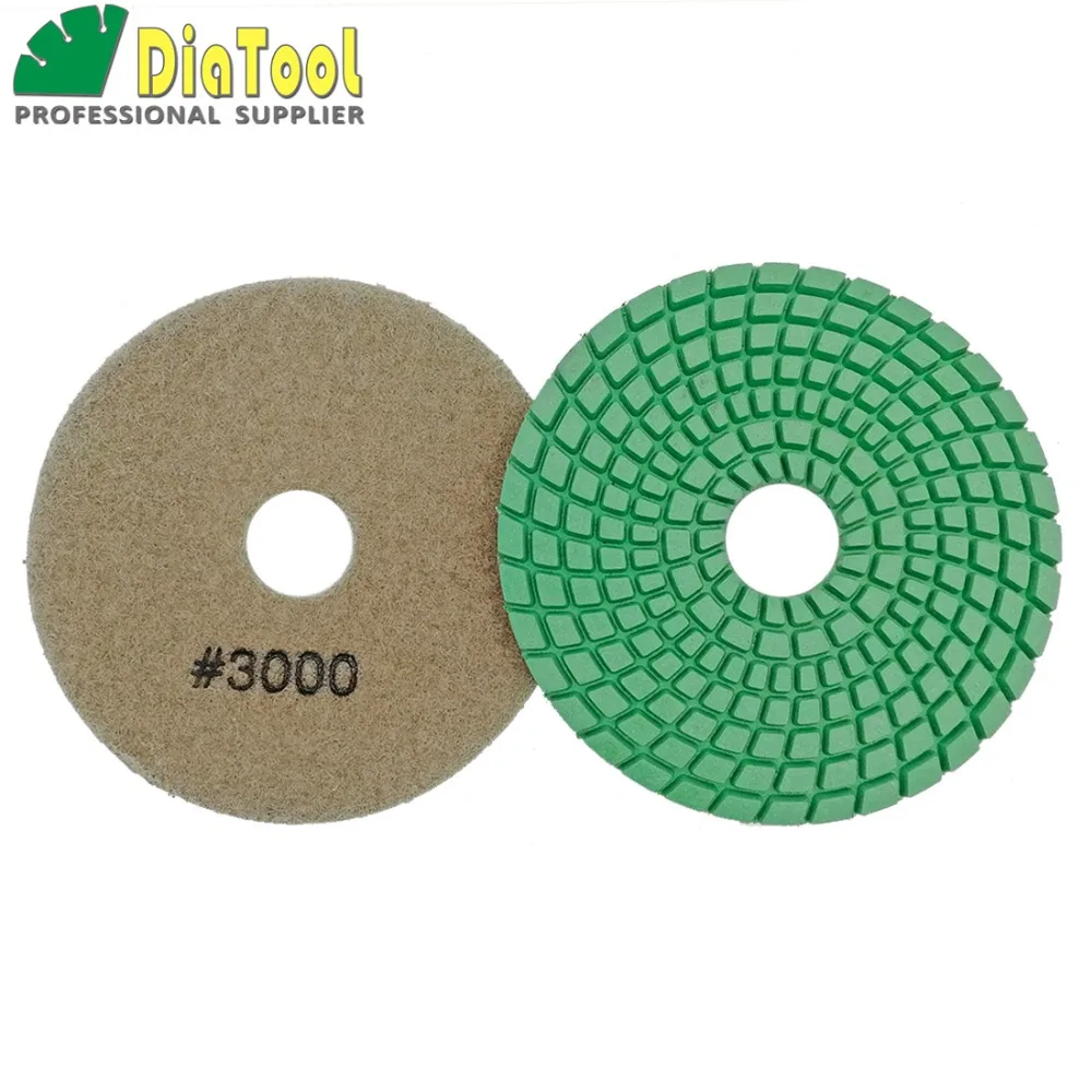 

3000# Diamond flexible Wet polishing pad for stone, Dia 100mm, 8piece/set