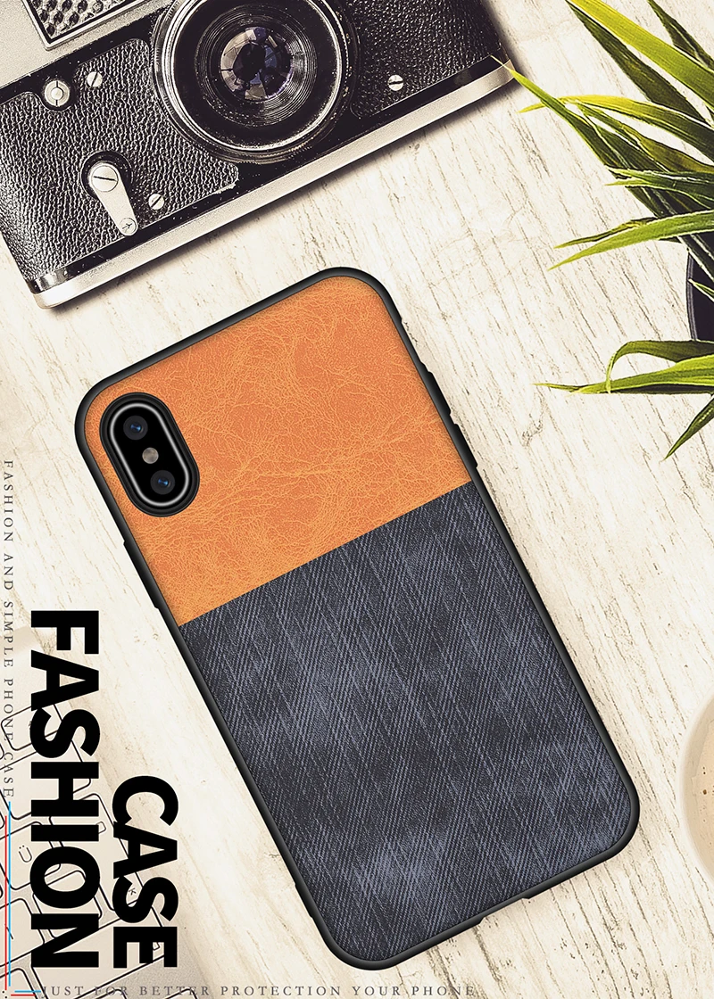 Retro Fabric Leather Phone Case