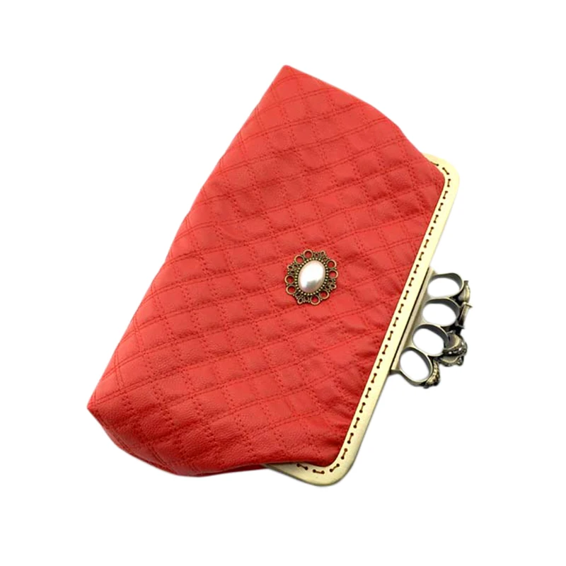RUBIHOME Handmade DIY Crafts Material for Women Clutch Purse Frame Banquet Wedding Party Purses Chain Bags(no finished)
