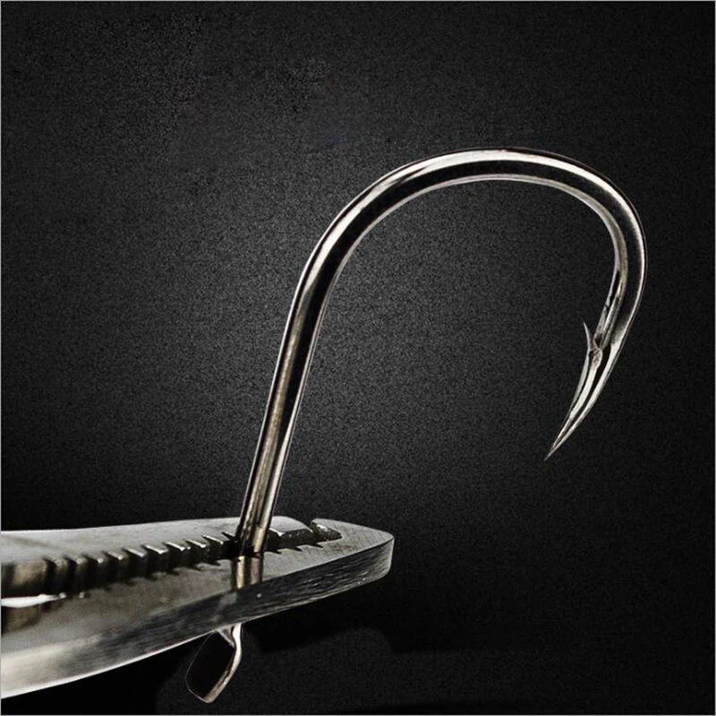 500PCS/Set High Carbon Steel Catfish Hook Barbed Catfish Fishing Hooks Wide Gape Fishing Tackle Accessories Sharp Fishing Hook