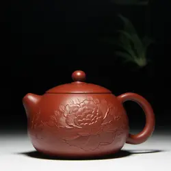 Пион Си Ши горшок 200cc емкость Исин подлинной чайник руды Чжу грязи красный халат грязи