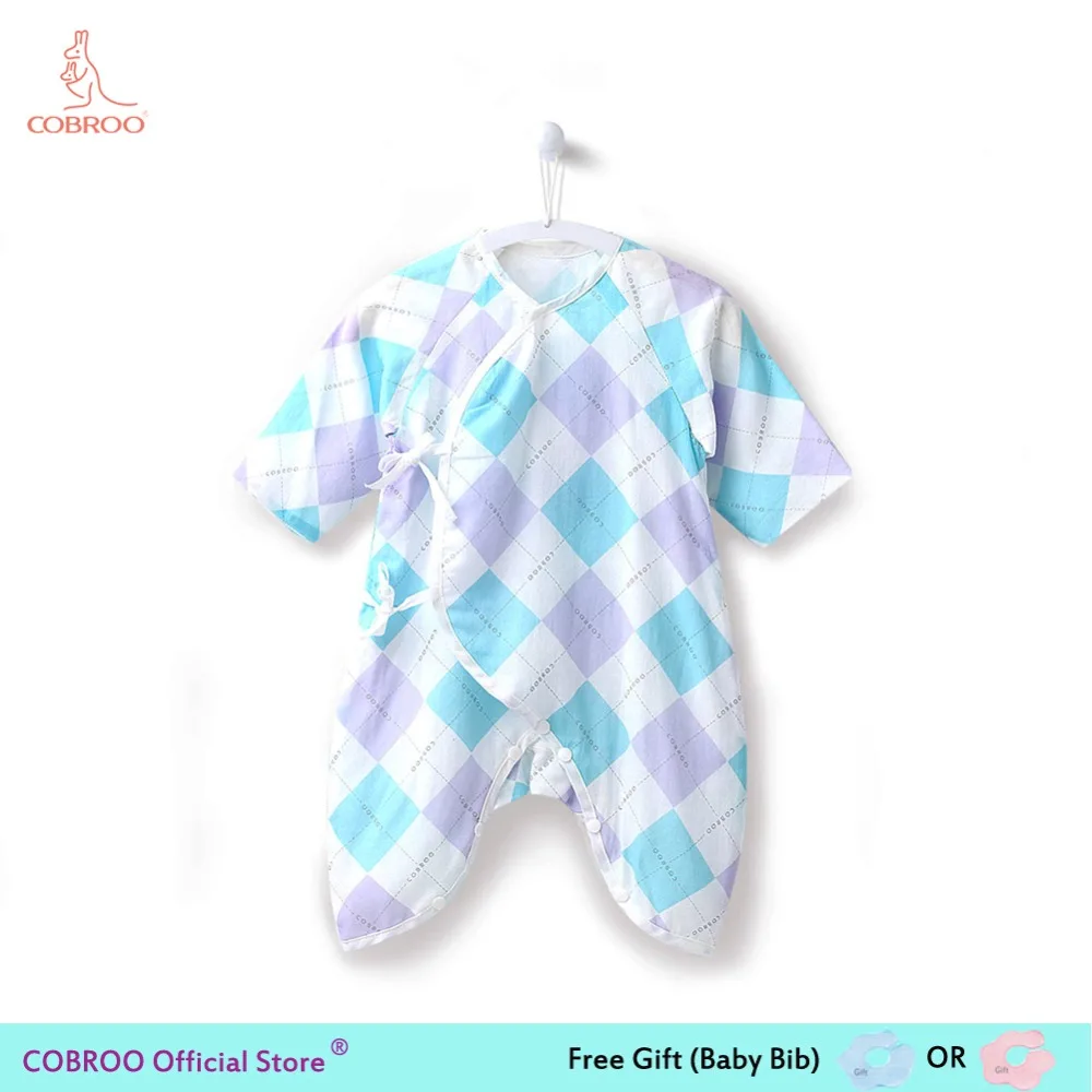 

Newborn Baby Girl Summer Clothes Summer Rompers 0 6 Months Baby Clothes Plaid Belt Design Boy Baby Jumpsuit 350008
