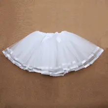 Летняя Модная Повседневная шифоновая юбка-пачка с розовой лентой для девочек бальное платье на день рождения для маленьких девочек, юбка-американка для девочек 8 лет