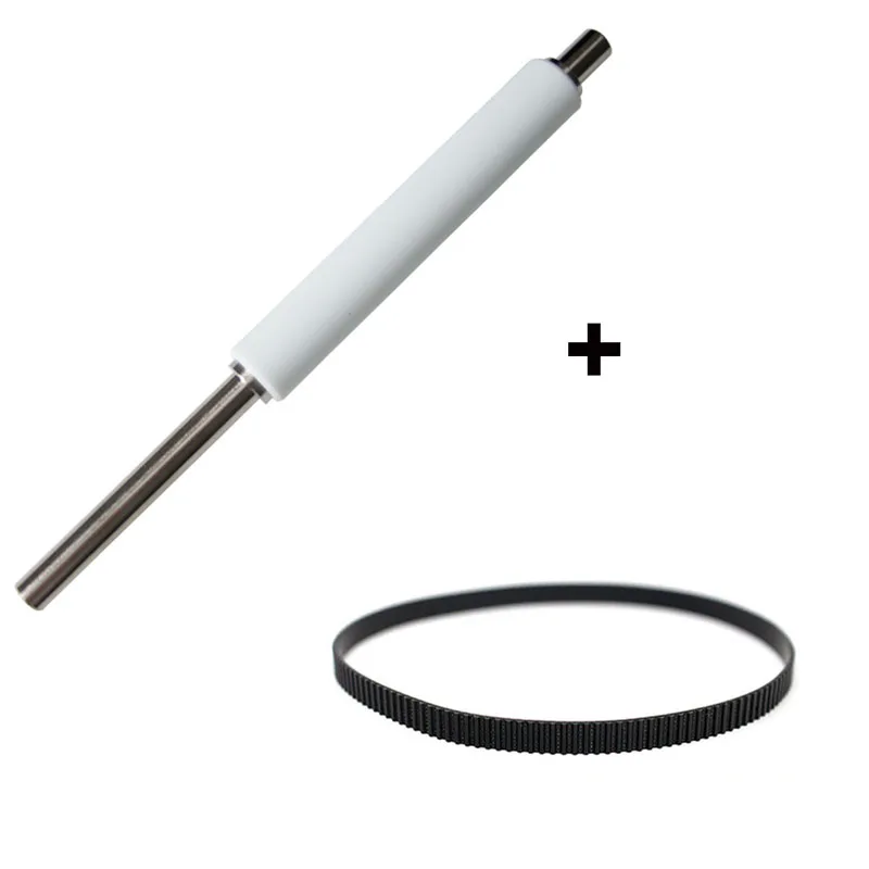 

SEEBZ 1 Set G77023M Platen Roller & 20006 Main Drive Belt Compatible For Zebra S4M 203dpi Thermal Barcode Label Printers
