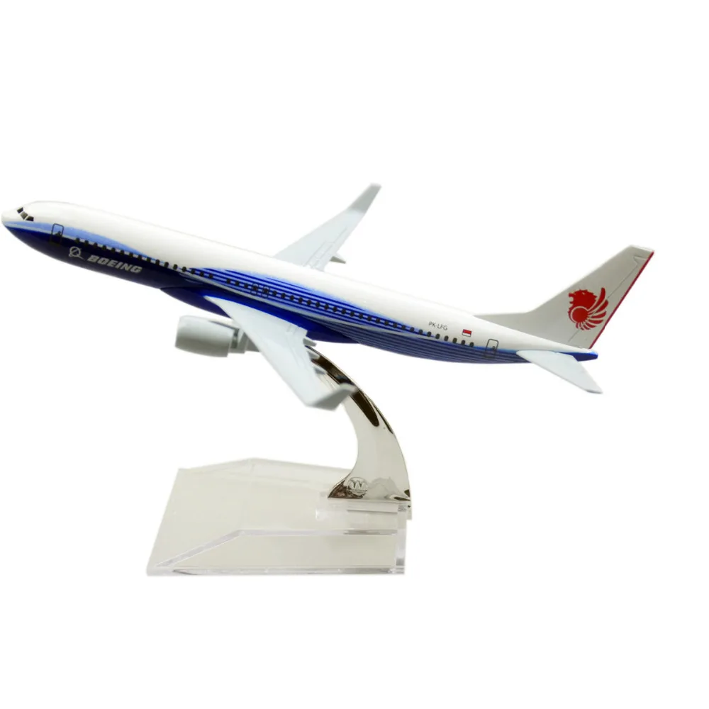 Lion blue airline red Boeing 737 модель самолета 16 см детский подарок на день рождения модели
