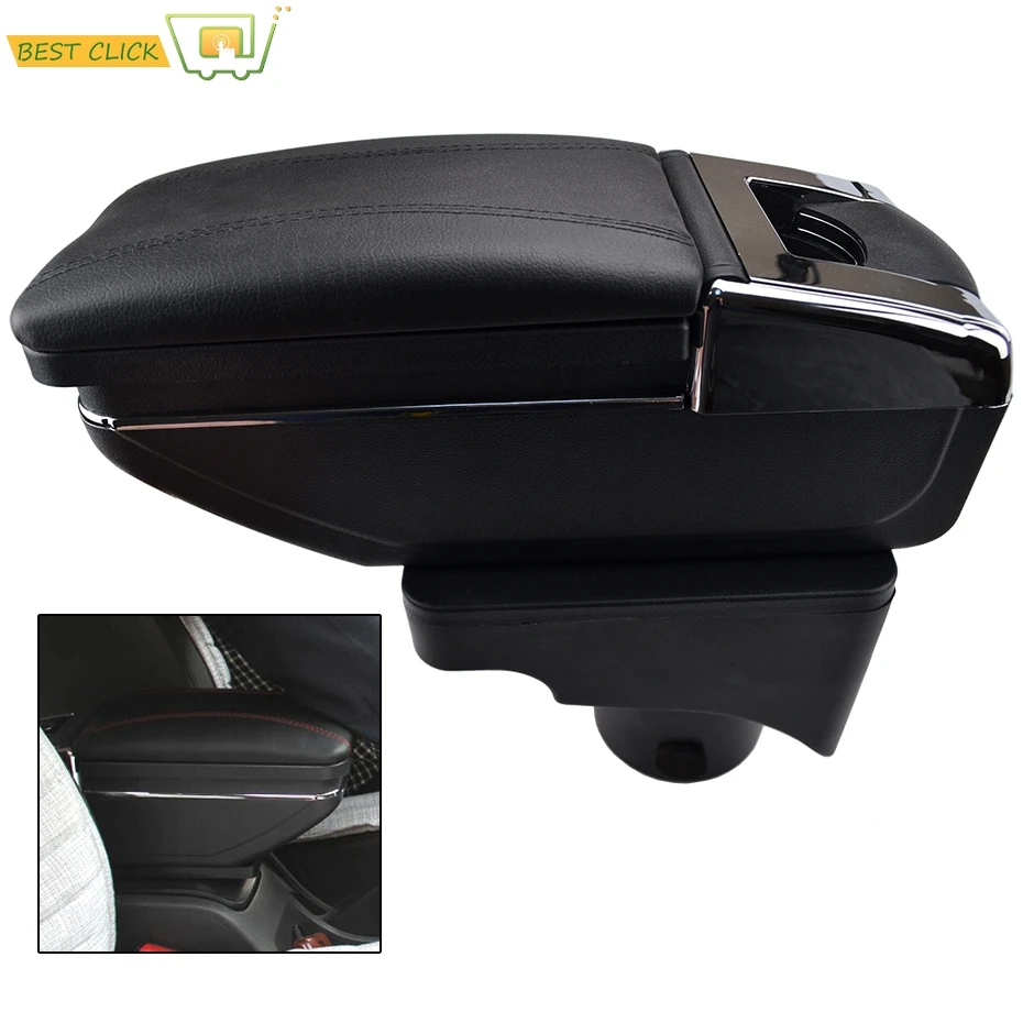 Ящик для хранения подлокотник для VW Vento Jetta Mk5 2006-2011 VW Golf Mk6 2008- Центральная консоль подлокотник вращающийся 2009 2010