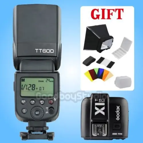 

Godox TT600 2.4G HSS Camera Flash Speedlite + X1T-C Transmitter for Canon DSLR