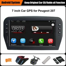 Actualizado Original Juego Reproductor multimedia Del Coche de Navegación GPS Del Coche para Peugeot 207 Ayuda WiFi Smartphone Espejo-link Bluetooth