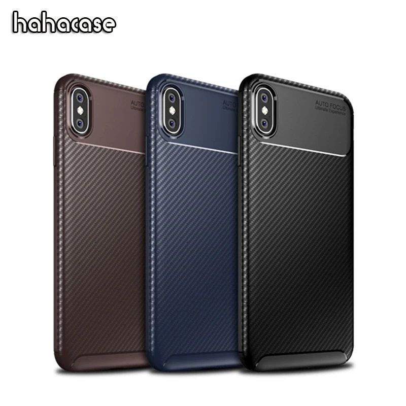 Luxury Carbon Fiber Ultra Thin Soft Silicone Case For