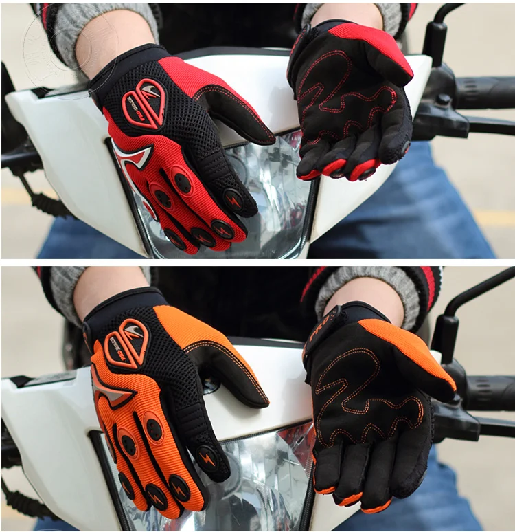 PRO-BIKER Full Finger Motocross Gloves Guantes Motocicleta Luvas De Moto Summer Winter Off Road ATV Motorcycle Glove CE-06