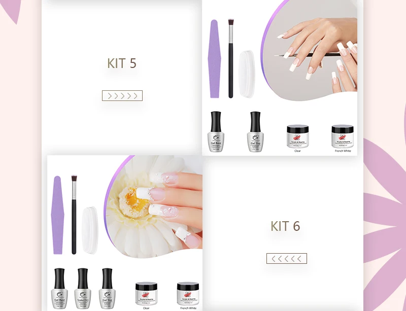 Arte do Unha 4 em 1 Mergulho em pó + 14ml Master Acrílico Mergulho Gel Francês Poeira Escova Bandeja Estender Modelo Arquivo Manicure Ferramenta tp Kit & 8 & mergulho em pó + 14ml mergulho