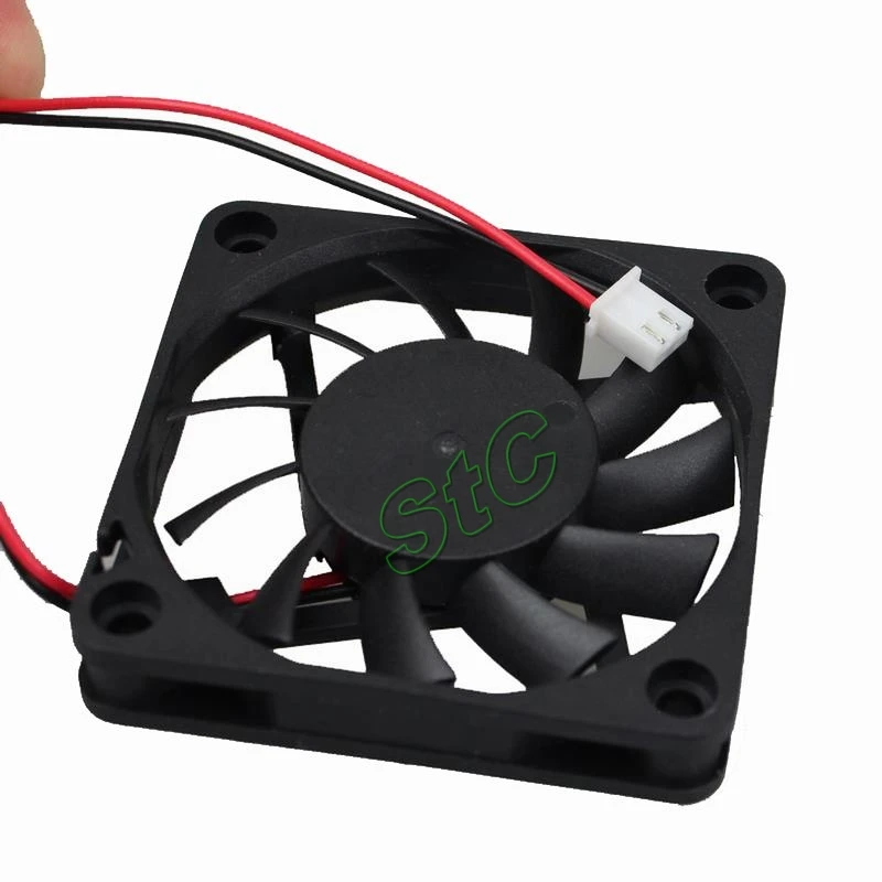 2 Pieces LYF DC 12V 2Pin 6010 60mm 60*60*10mm 6010S Mini Cooling Cooler