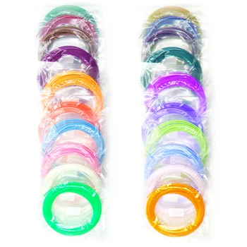 

100 Meters 20 Colors ABS Filament 1.75mm for 3D Pen 3D Printer 3D Printing Materials Consumable 5 Meters in Vacuum Package