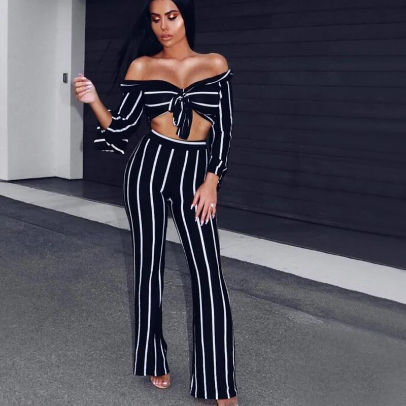 2 piece black jumpsuit