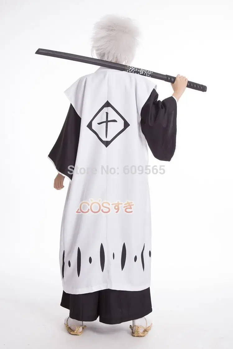 Bleach 10th Division Captain Toshiro Hitsugaya Kimono Suit Cosplay Costume Set Bleach 10th Division Captain Toshiro Hitsugaya Kimono Suit Cosplay Costume Set