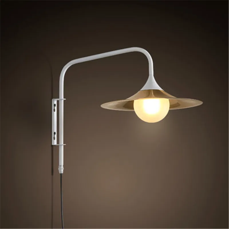 

Nordic Loft Style Iron Glass Ball Wall Sconce Modern LED Wall Light Fixtures Simple Home Bedside Wall Lamp Indoor Lighting