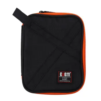 

BUBM single layer digital storage receiving bag Portable Travel Organizer case XS black