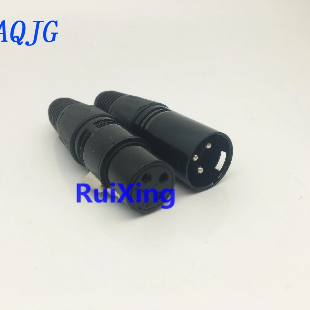 Neutrik NC3MXX-B Male /& NC3FXX-B Female 3 Pin XLR Connectors Lot of 20 10 Each
