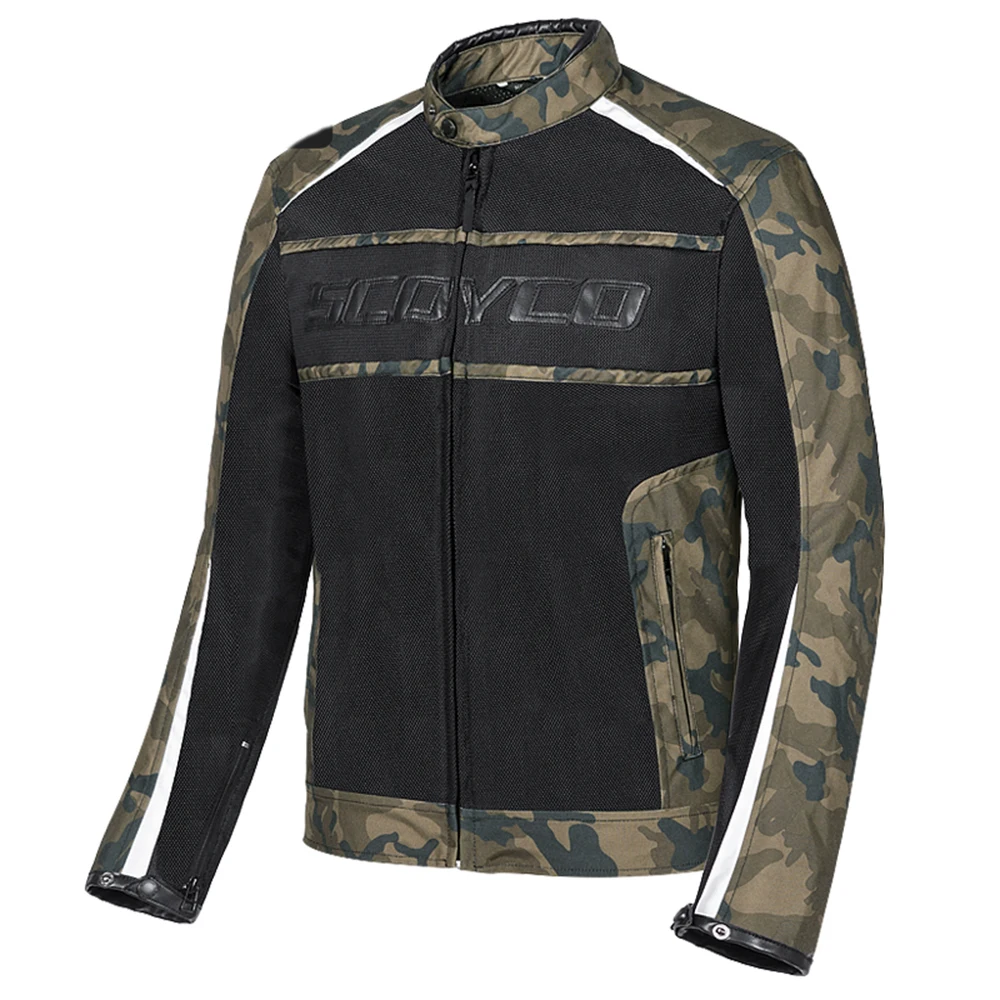 Мужская мотоциклетная куртка SCOYCO летняя сетчатая Chaqueta водонепроницаемая