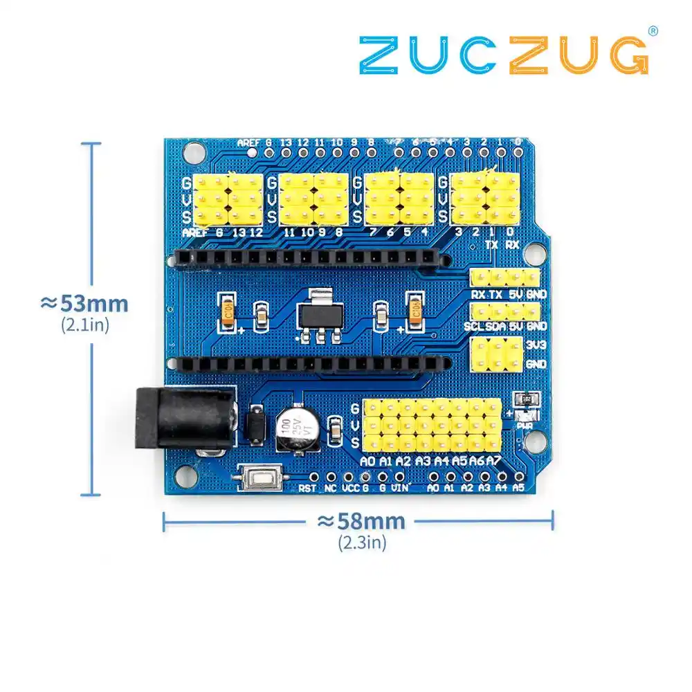 3.3V Expansion Prototype Shield I/O IO Extension Board Module for