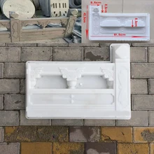 DIY White Garden Concrete Fence Mold Garden Flower Pool Plastic Mold Brick Courtyard Antique Flower Pond Paving Molds