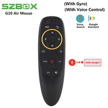 G10 Fly Air мышь для гироскопа зондирования игры с голосовым управлением 2,4 ГГц беспроводной микрофон Пульт дистанционного управления для Smart tv Android Box PC