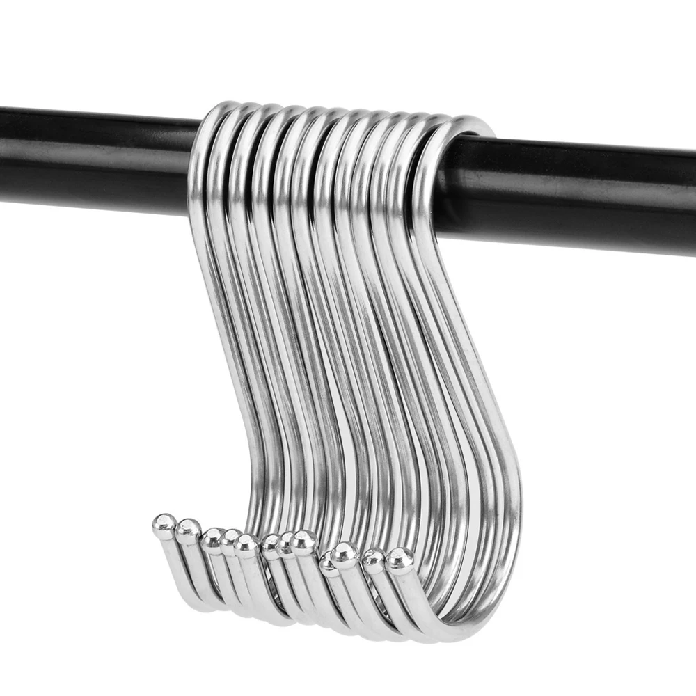 S hook Kitchen hooks Stainless Steel Hanger Hooks , storage hooks For
