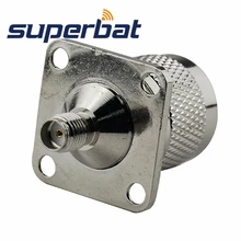 Superbat радиочастотный адаптер гнездо SMA N Мужской фланец Ppanel крепление wifi адаптер RF разъем