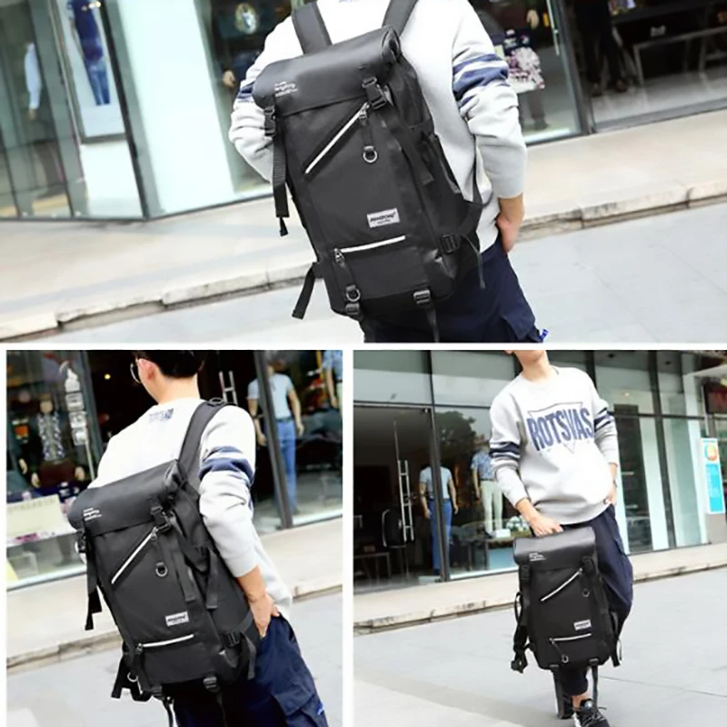 Fengdong 2019 hombres de la moda de gran capacidad montañismo viajes bolsa de hombro Mochila hombre Mochila Diseño de paquete
