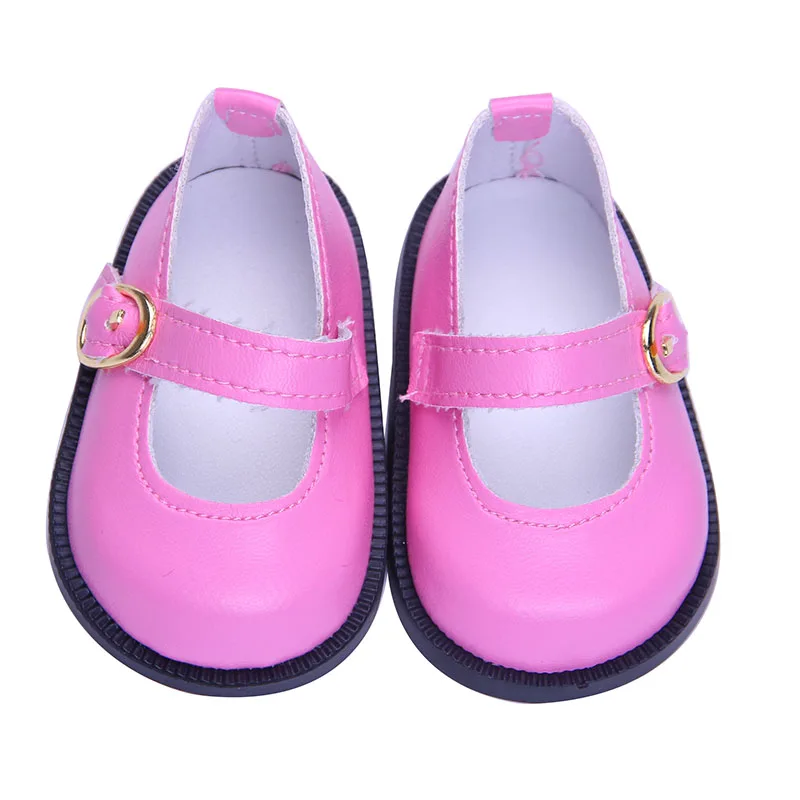 Luckdoll красивая кожаная обувь на плоской подошве подходит для 18 дюймовых