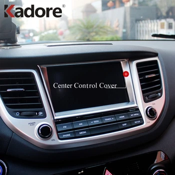 

For Hyundai Tucson 2015-2017 2018 2019 ABS Matte Center Control Navigation Decorative Cover Frame Trim Interior Accessories