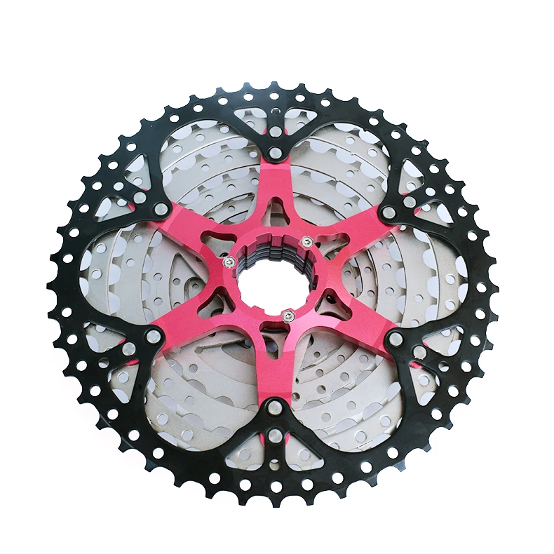 VG sports 11-46 T 9 speed MTB Кассетная велосипедная обгонная муфта Звездочка cdg 36 T 9 S набор звездочек со встроенной трещоткой для горного велосипеда ультралегкий 410g серебристый