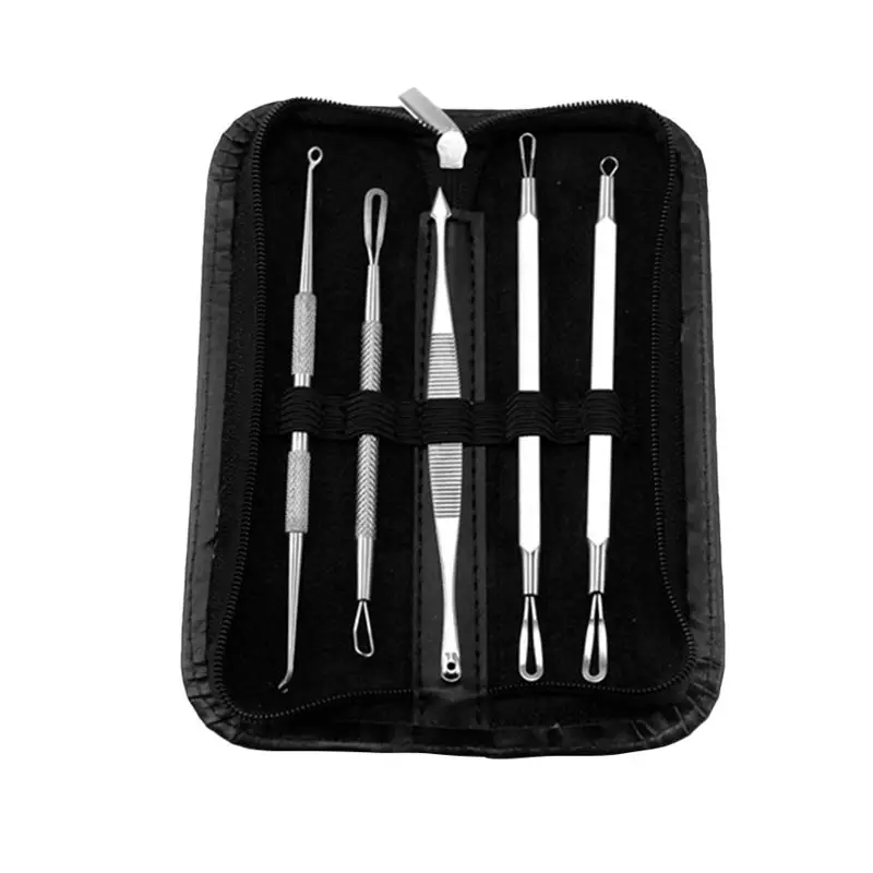 

Blackhead Whitehead Pimple Spot Comedone Acne Extractor Remover Tool Kit