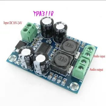 

DC 12V-24V TPA3118 BTL 60W Mono Digital Audio Power Amplifier Board Amp Module