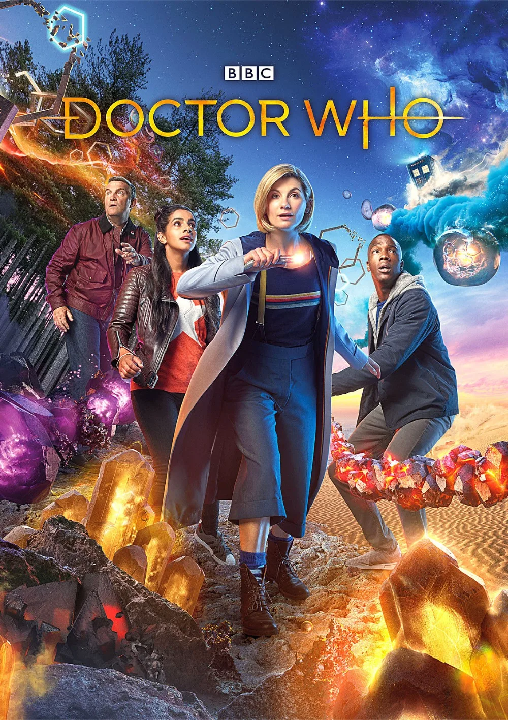 

Doctor Who Poster Jodie Whittaker Dr Who Series 11 2018 SILK POSTER 24x36inch