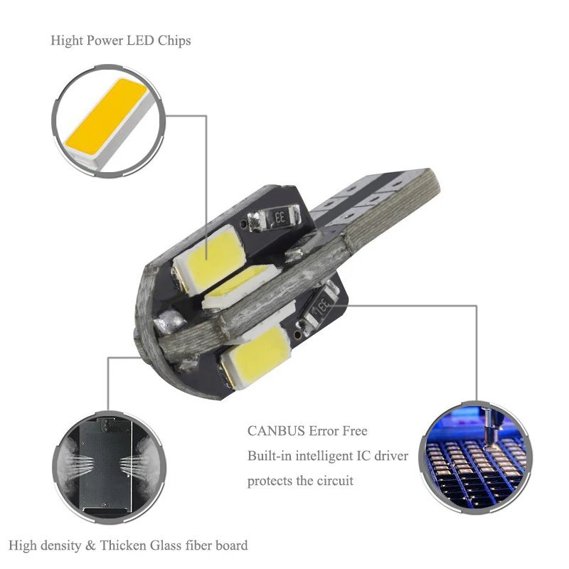 1X яркий светильник для номерного знака T10 5730SMD светодиодный Opel Adam Corsa C Combo D Astra