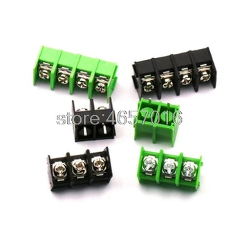 

100PCS KF7.62-2P 3P 4P Black KF7.62 2Pin 3Pin 4Pin 7.62mm Straight Pin Barrier Terminal Block ROHS