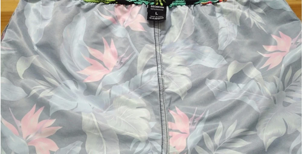 SEOBEAN Shorts Da Praia Dos Homens Swimwear