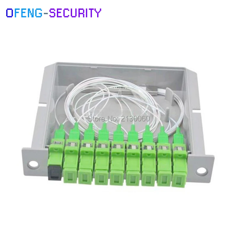 SC APC PLC Splitter 1X8 splitter Fiber Optical Box,FTTH PLC Splitter box with 1X8 Planar waveguide type SC APC PLC Splitter 1X8 splitter Fiber Optical Box,FTTH PLC Splitter box with 1X8 Planar waveguide type