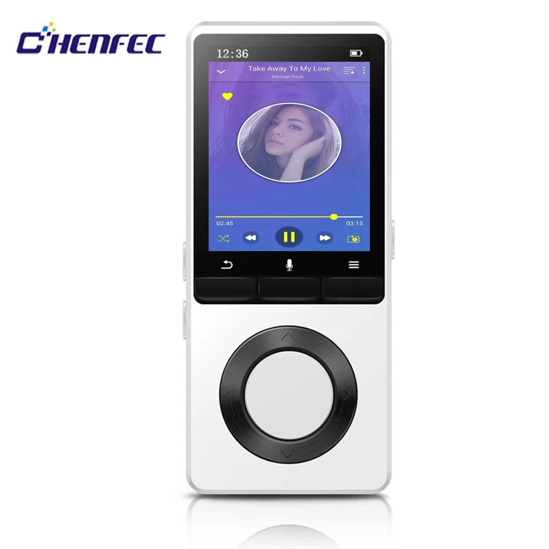 

MP4 Player Built-in Speaker Alloy HIFI Lossless Sound Music Playe Video Player with FM Radio, Recorder Support SD Card Up to 64G