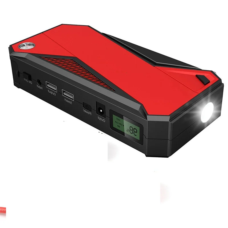 

800A Peak 24000mAh Multifunction Car Jump Starter Power Portable Booster Power Bank Smart Charging Port LCD Screen LED Light
